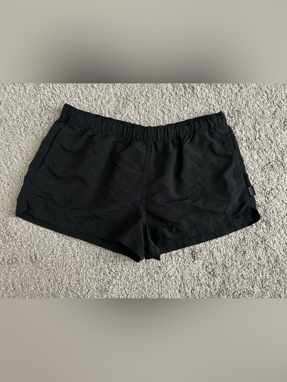 Patagonia Men’s Baggies Longs 7” Shorts Black Size Large Style 57043